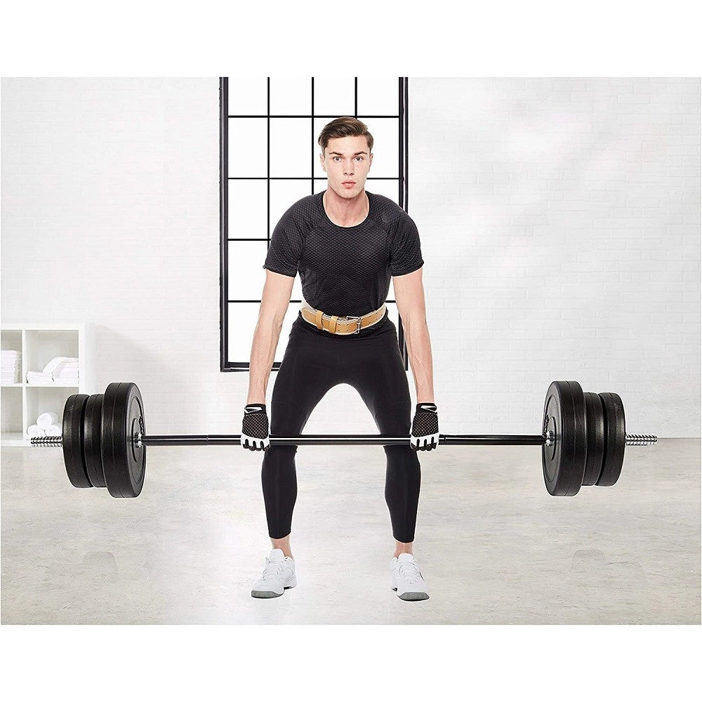 Trade Shop - Cintura Imbottita Per Sollevamento Pesi Cinghia Per Allenamento Palestra Fitness -