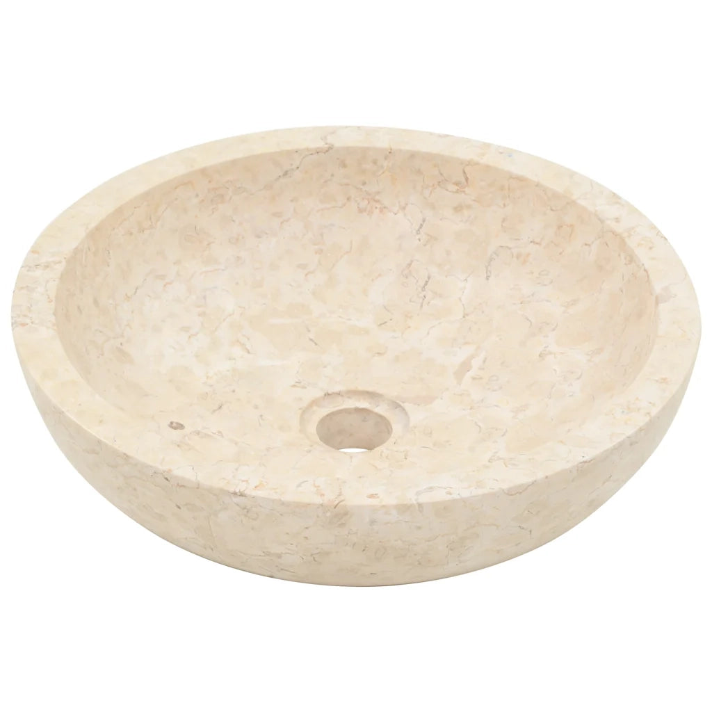 Lavandino 40x12 cm in Marmo Crema cod mxl 52588