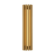 Applique Contemporanea Sonata Led Alluminio Ottone Diffusore Vetro Oro