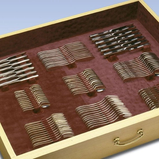 Set da cucina a 114 pezzi Rosso - Organizzazione pratica per posate da tavola