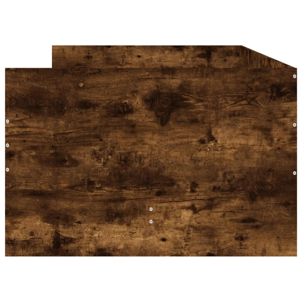 Giroletto con Cassetti Rovere Fumo 75x190 cm Small Single