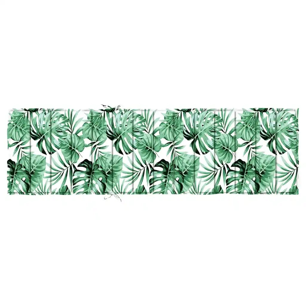 vidaXL Cuscino per Lounger Sole Verde 200 x 70 x 4 cm Tessuto Oxford