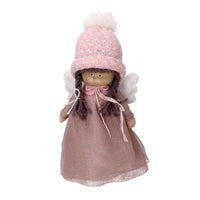 Angelo tessuto rosa cm 17x13xh28