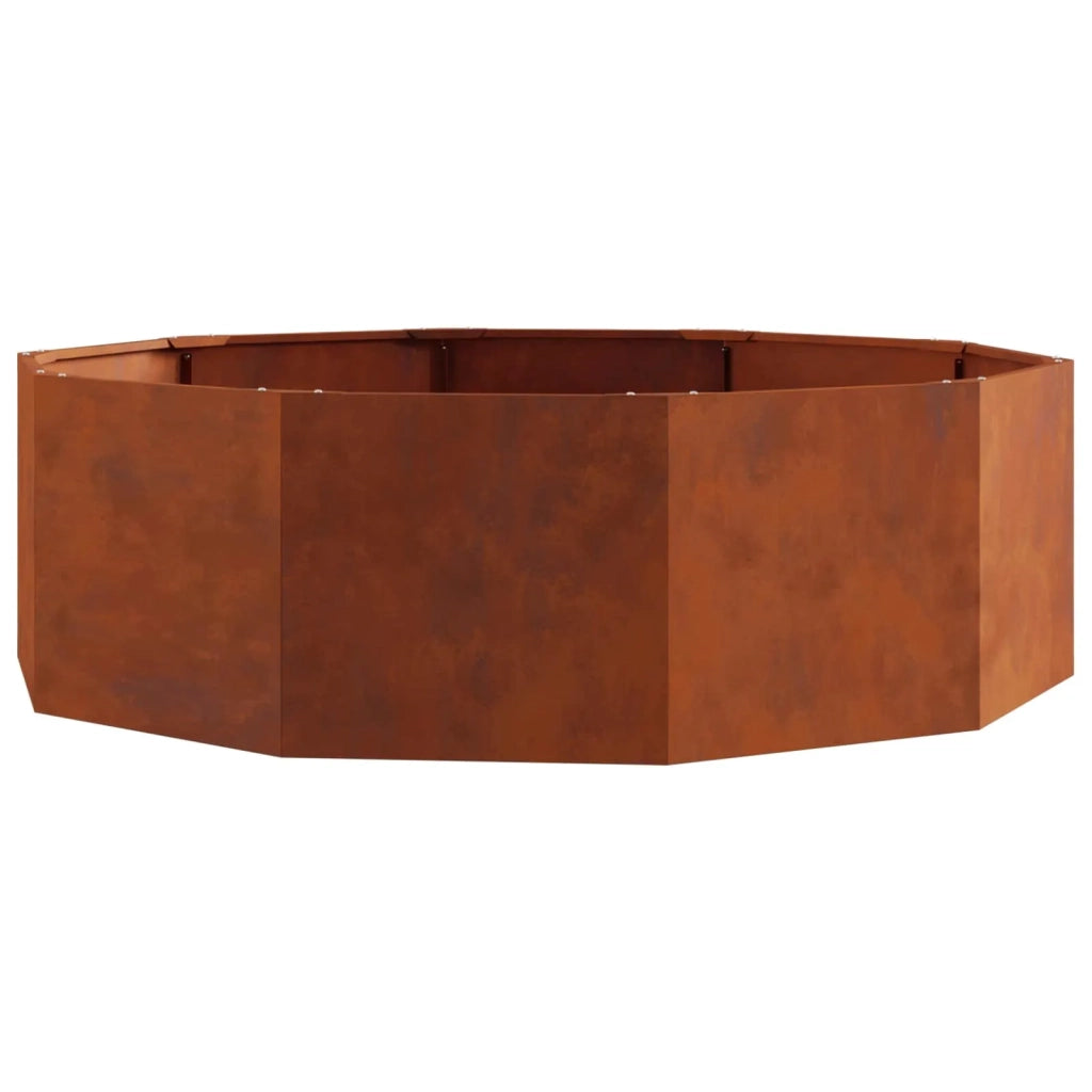 Fioriera Ruggine 120 x 120 x 35 cm 883730