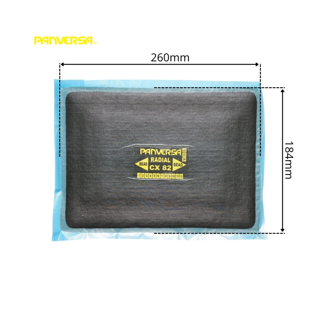 Toppe di vulcanizzazione radiali 184x260mm per pneumatici 5 pz/scatola CX-82 Panversa
