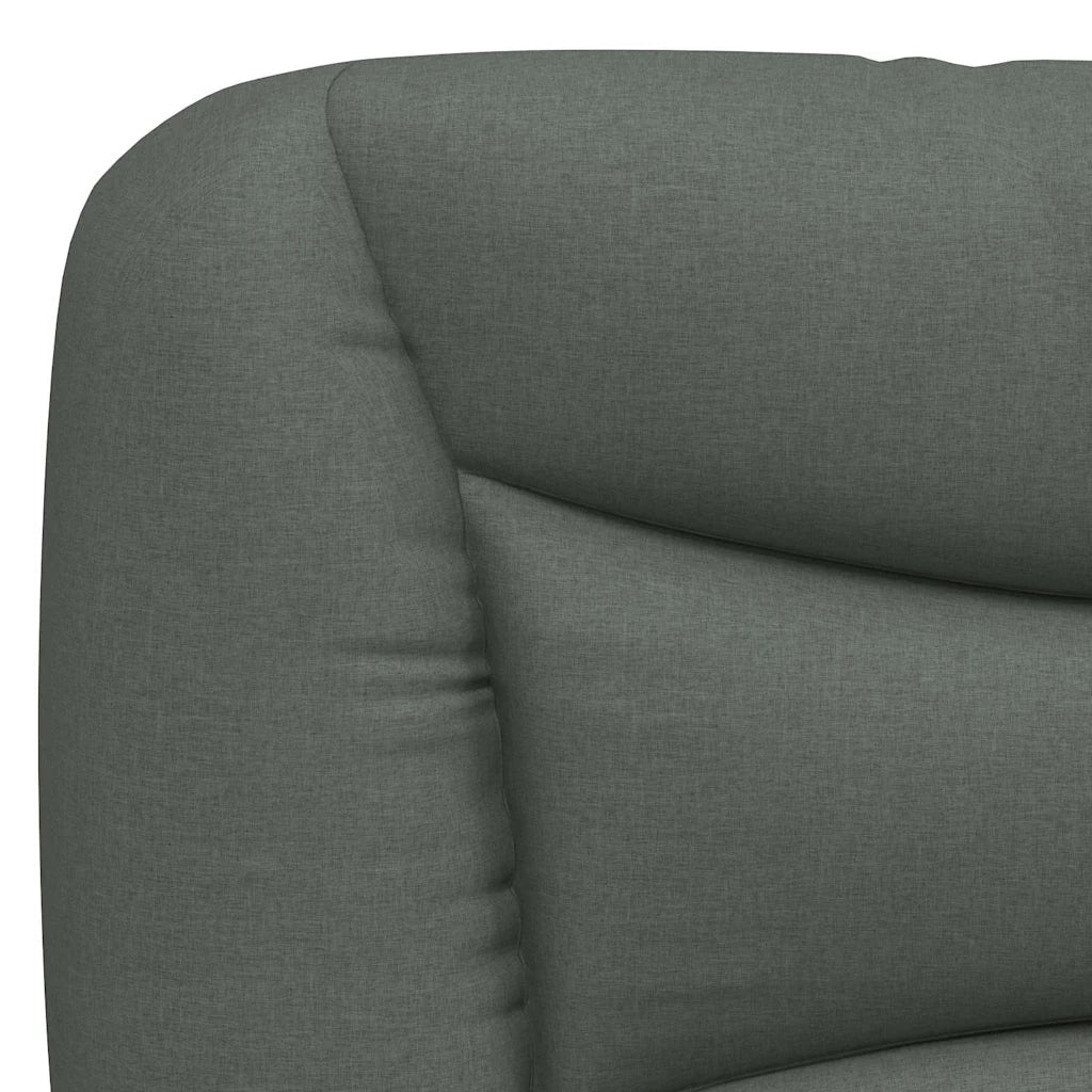 Giroletto senza Materasso Hvar Grigio Scuro 180x200 cm Tessuto 3207787