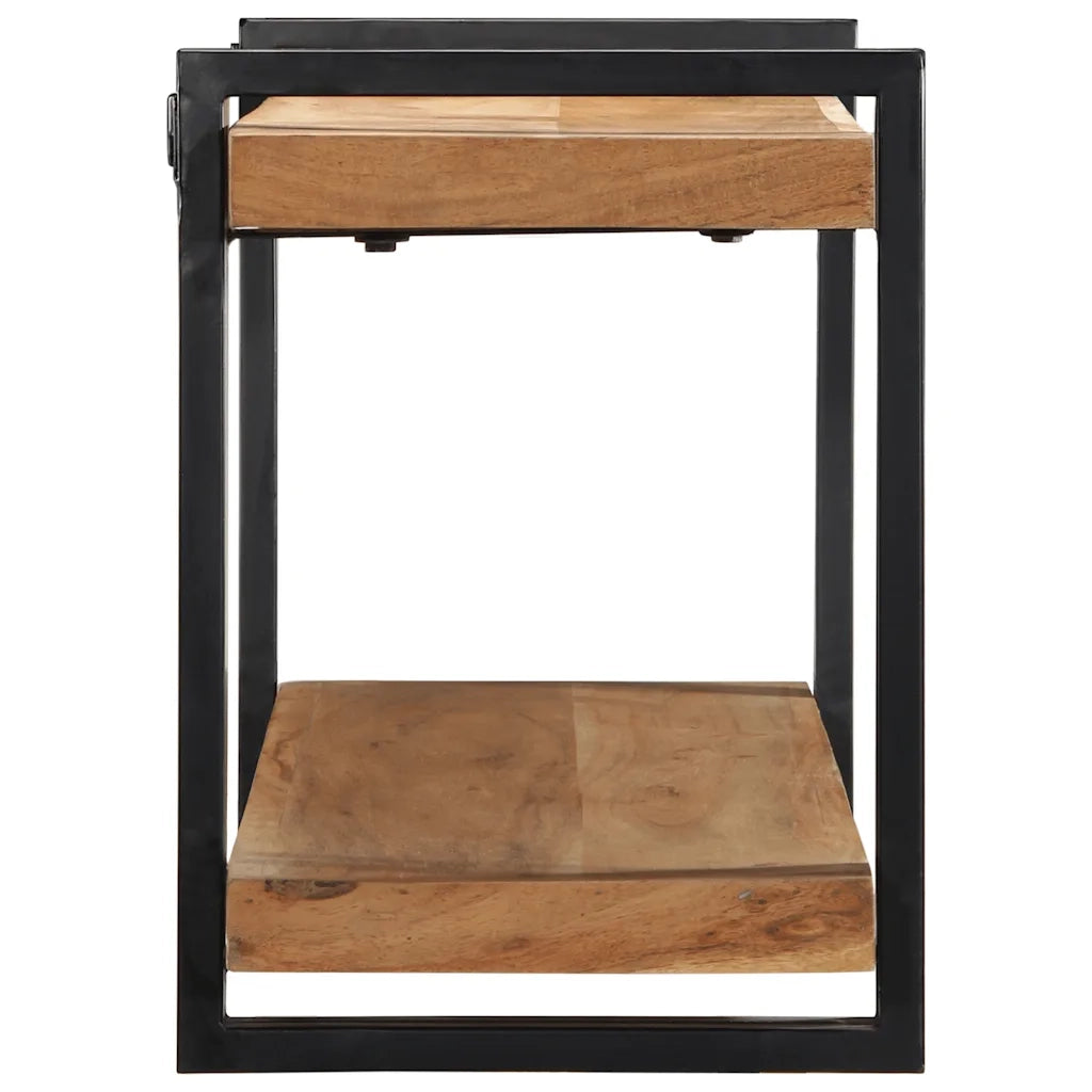 Mensola da Parete 110x33x45 cm Legno Massello di Acacia 4017490