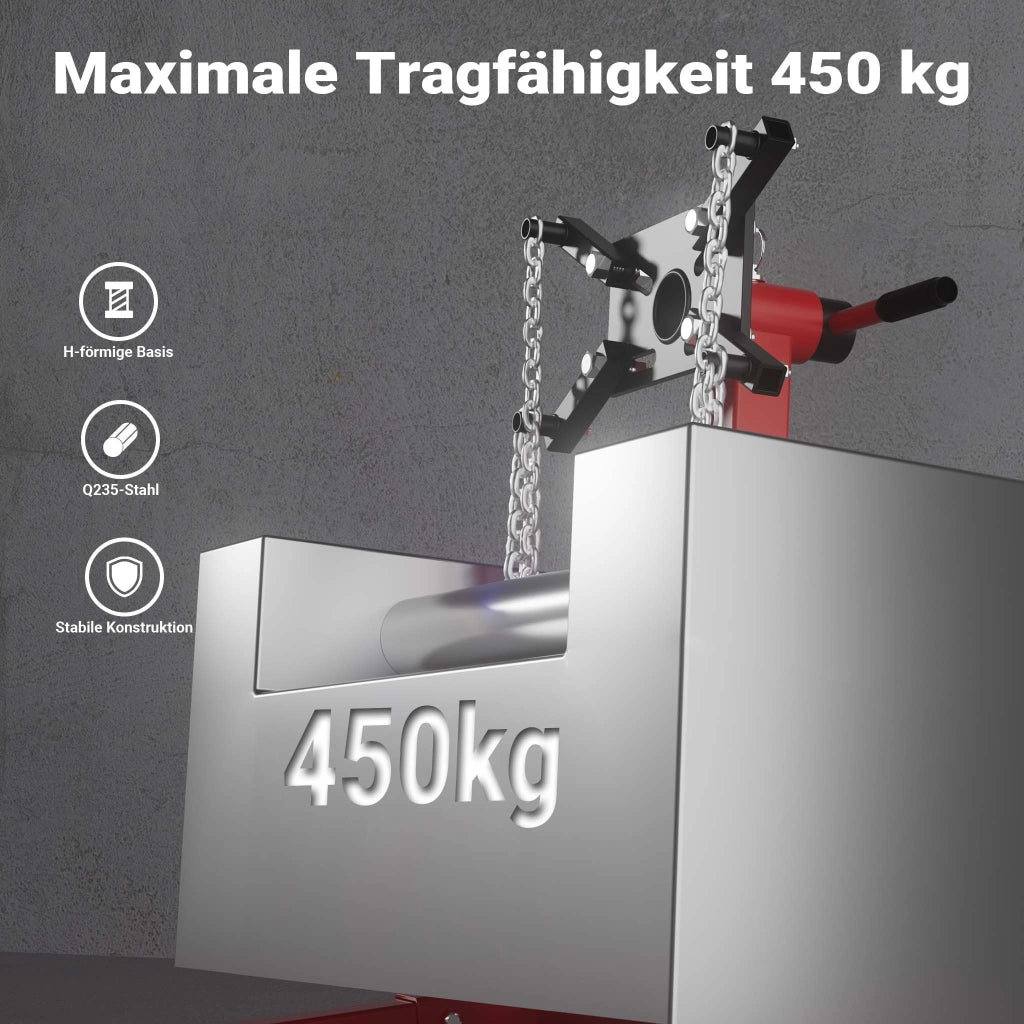Cavalletto per motore Supporto Sostegno motore 450 kg