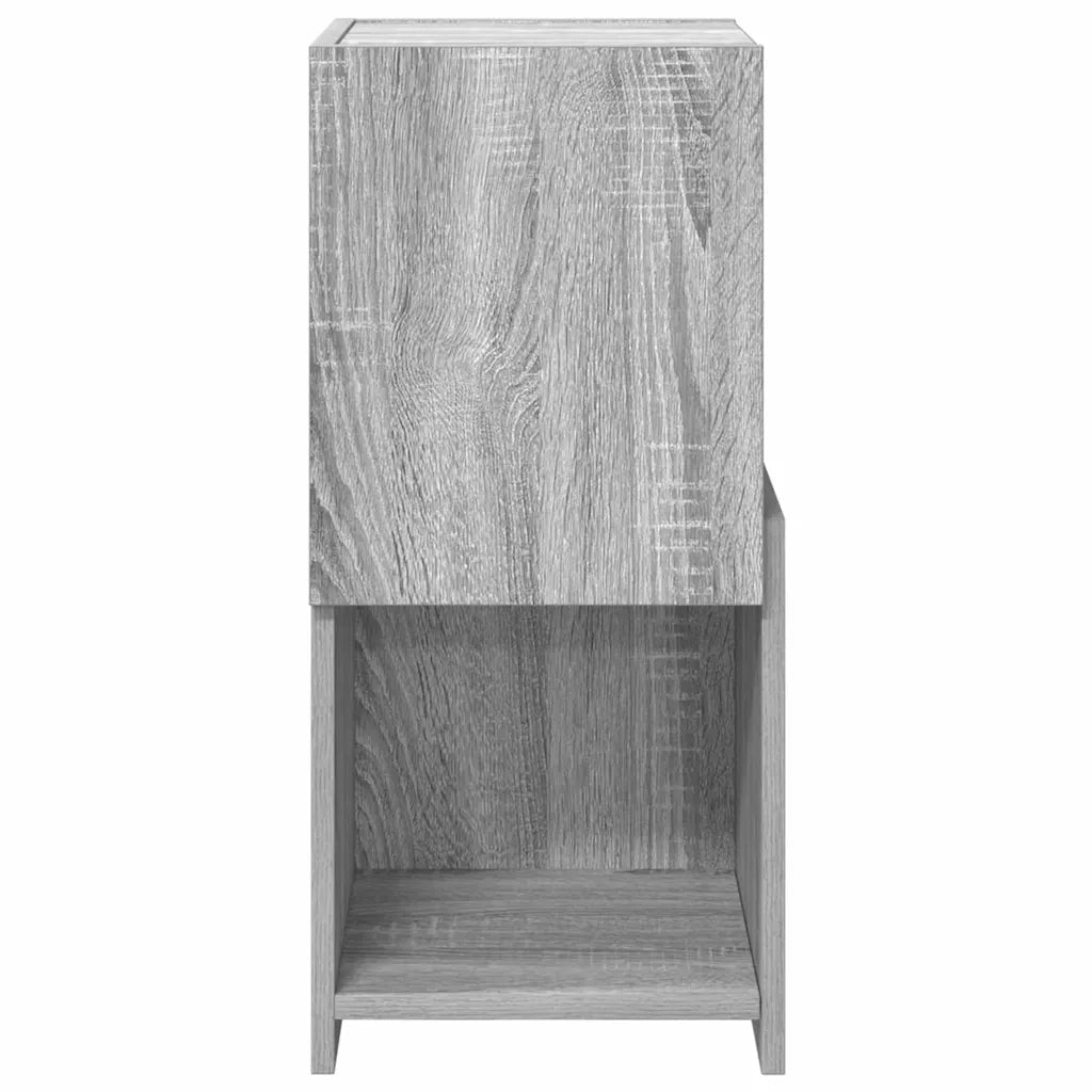 Mobile angolare Grigio Sonoma 30,5x30x65cm Legno multistrato 889842