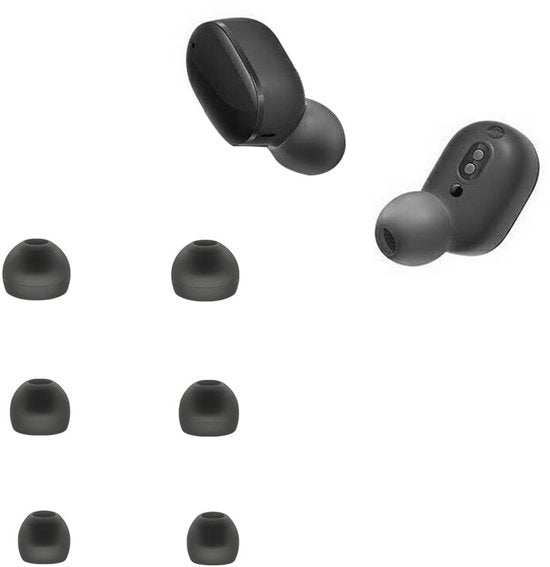 Orecchini di ricambio in silicone per cuffie (6 pezzi)