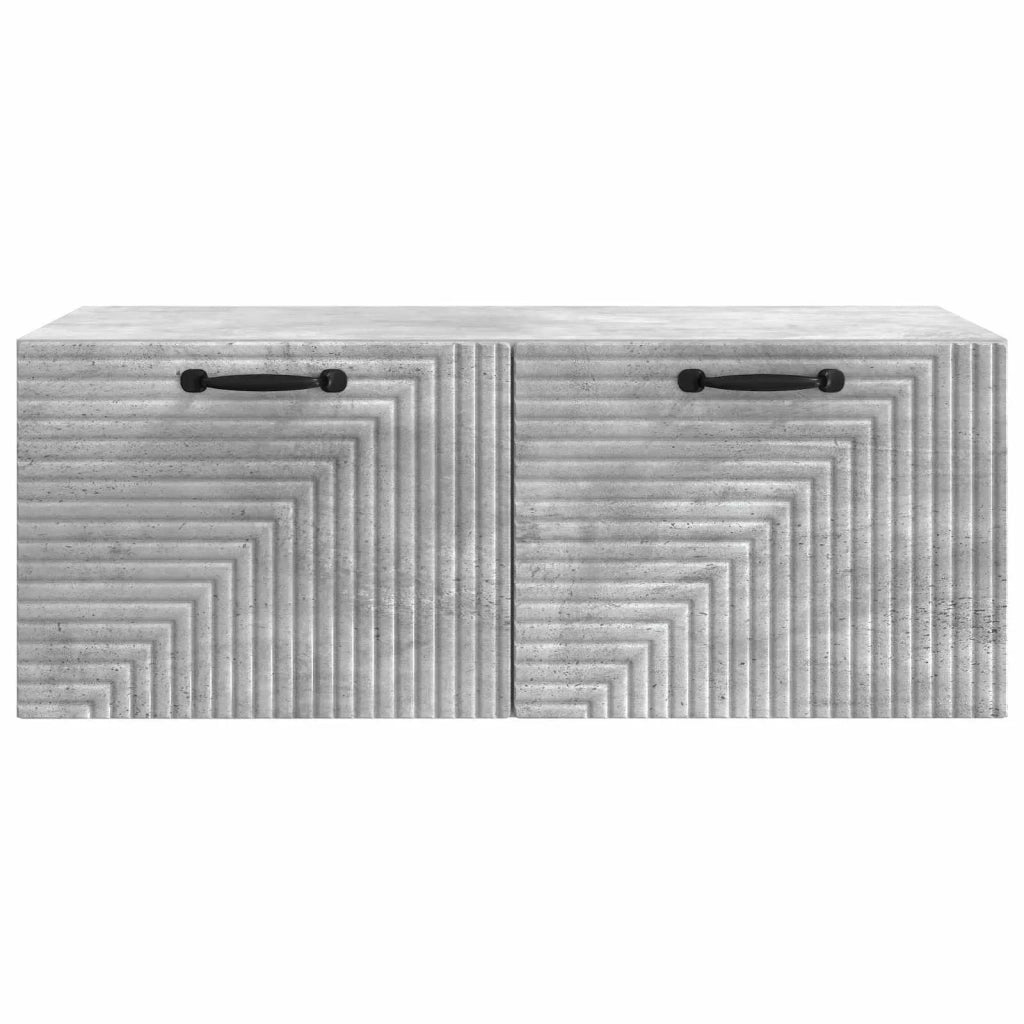 Mobile Porta TV da Muro Grigio Cemento 78,5 x 41 x 30 cm
