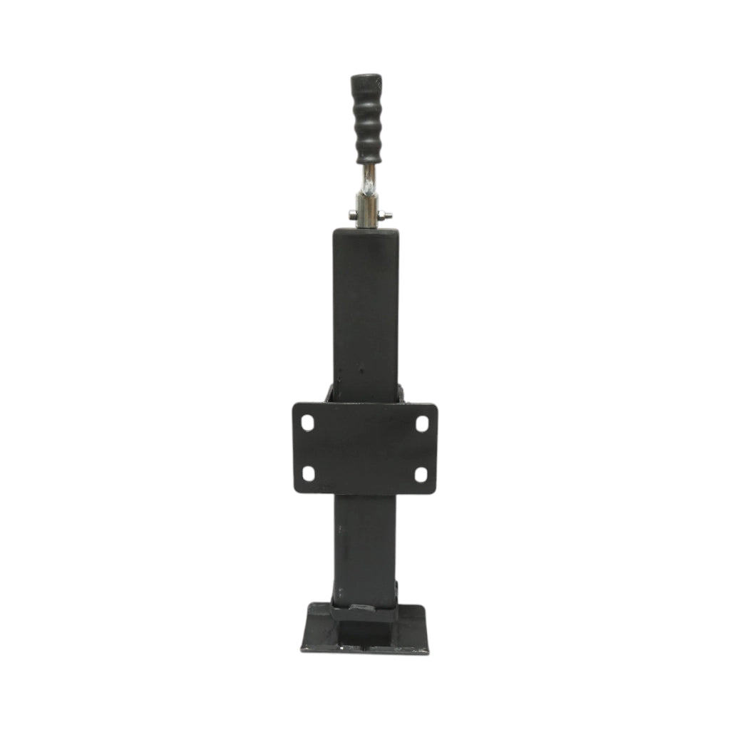 Piede di supporto per rimorchio regolabile con manovella, 58 cm, fissaggio laterale, carico massimo 4000 kg