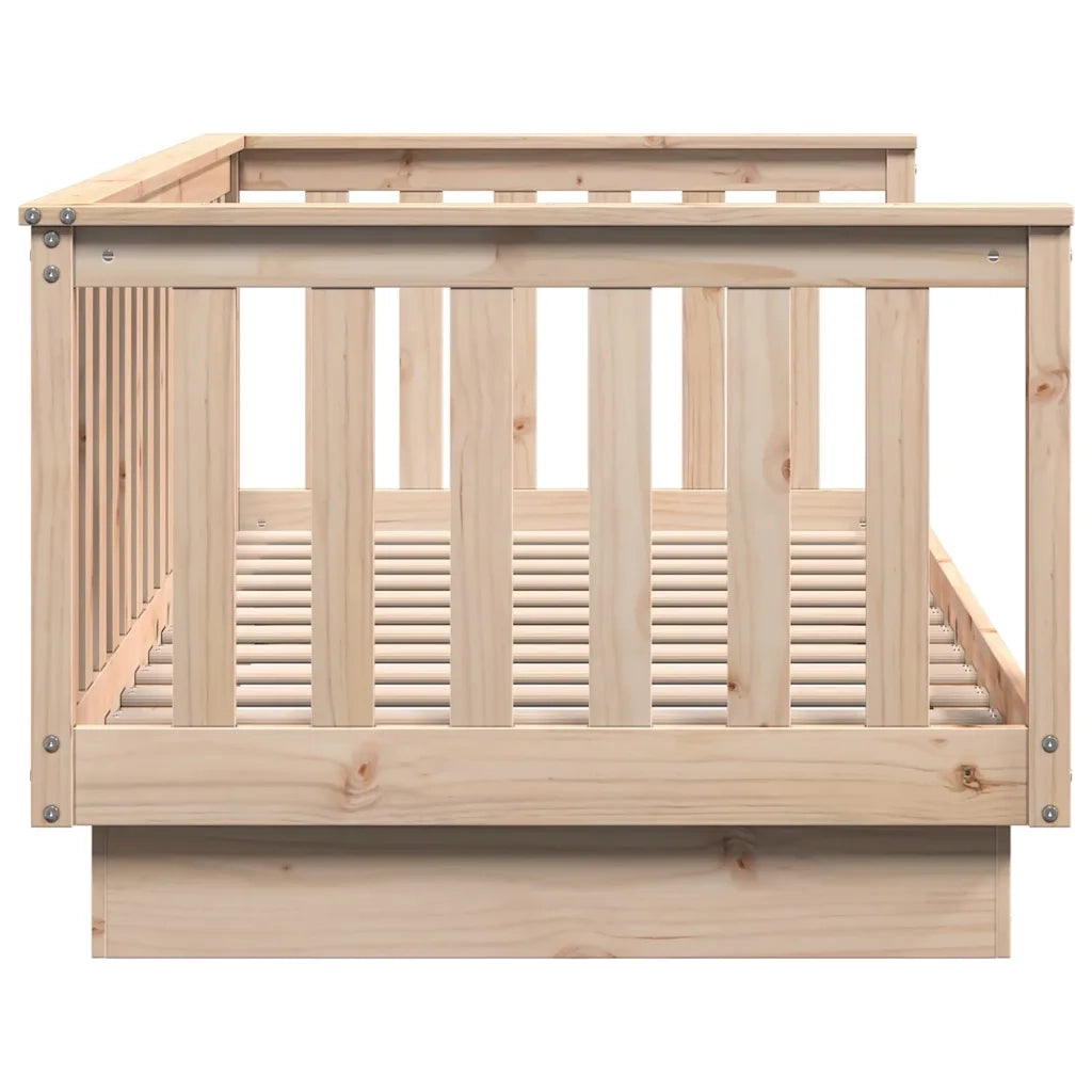 Lettino da giorno senza Materasso 90x200 cm in Legno Massello di Pino 868206