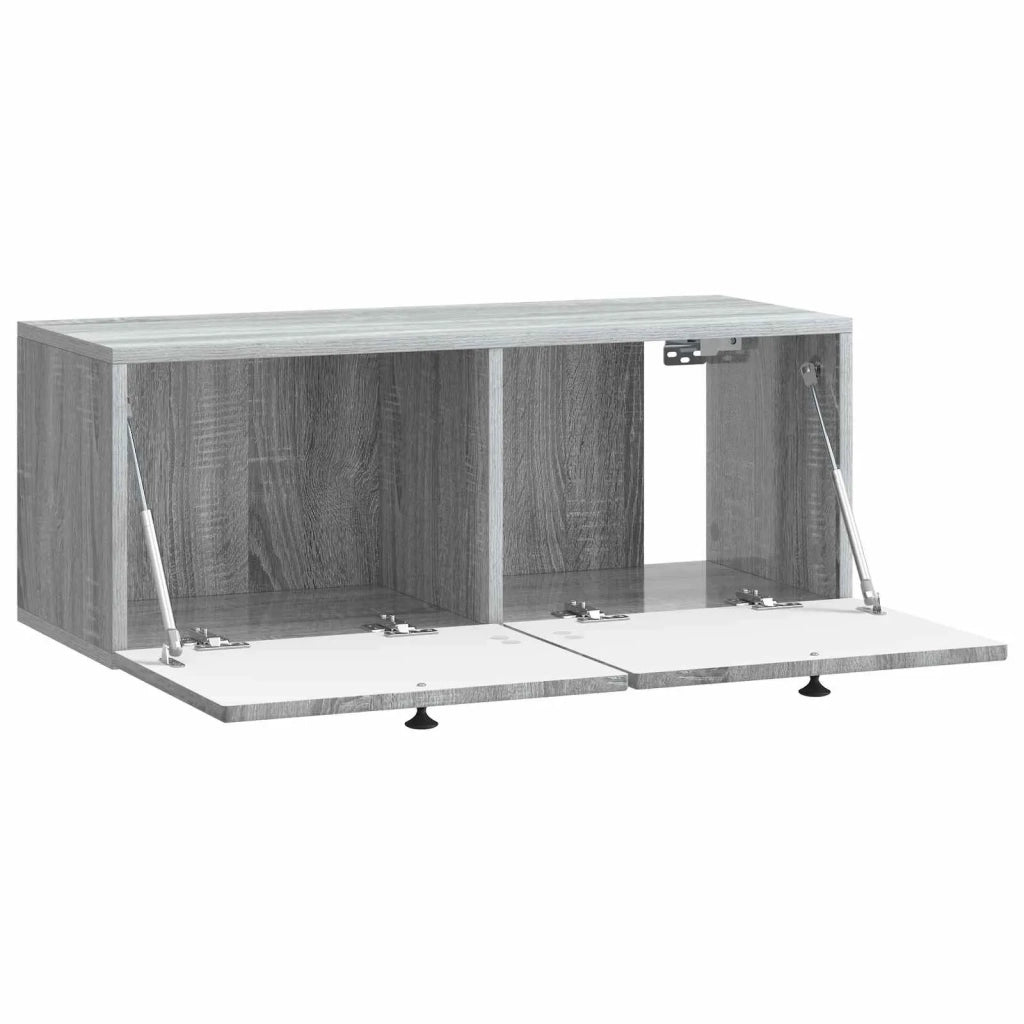 Mobile Porta TV da Muro Grigio Sonoma 78,5 x 31 x 30 cm