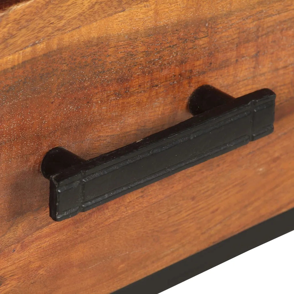 Mobile Porta TV 110x30x45 cm in Legno Massello di Acacia 327450
