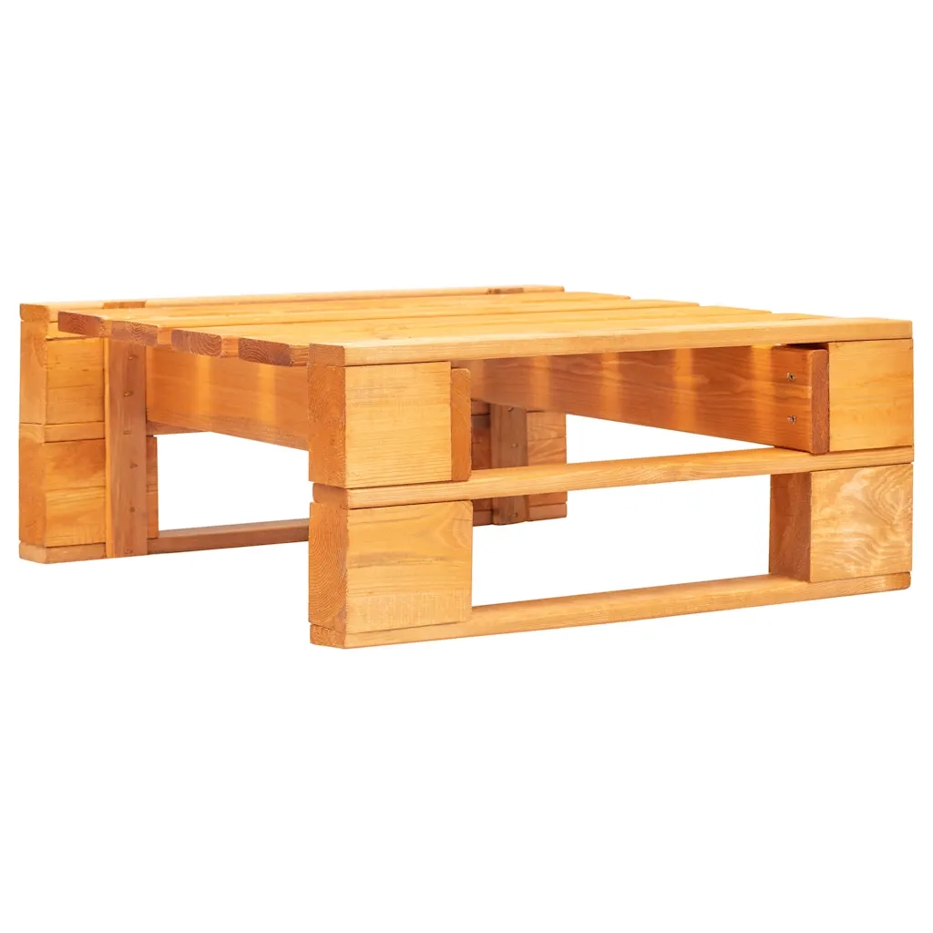 Ottomana da Giardino Pallet in Legno ambra 45764