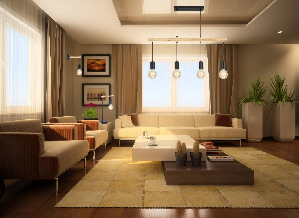 Lampada da tavolo Candellux IZZY 1xE27 nera legno