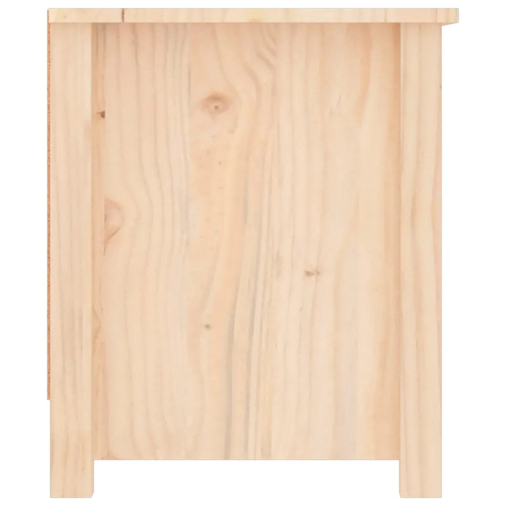 Scarpiera 110x38x45,5 cm in Legno Massello di Pino 814599