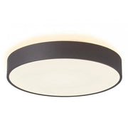 Trade Shop - Plafoniera Moderna Tonda Led 65w Cct 3000k 4000k Lampada Soffitto Muro Luce 60cm - Nero