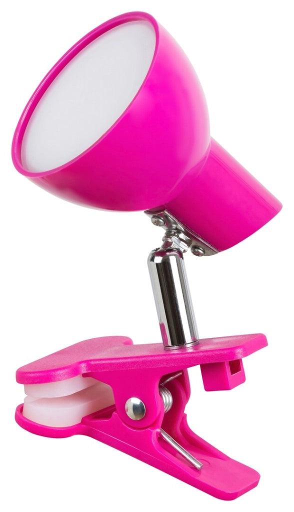 Lampada da lettura clip LED 5W 3000K rosa Noah 1482 Rabalux