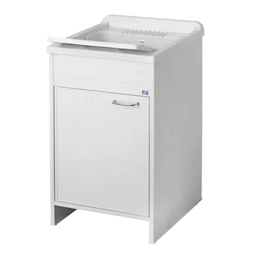 MOBILE LAVATOIO IN PVC BIANCO A UN ANTA MODELLO JUNIOR - L= 45 CM P= 60 CM H= 85CM UN ANTA  - CER