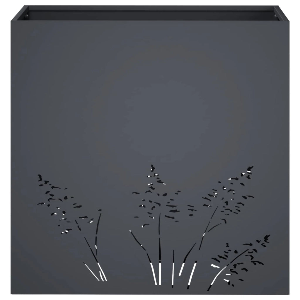 Vaso da giardino 2 pz Antracite 50 x 30 x 49 cm 8005811