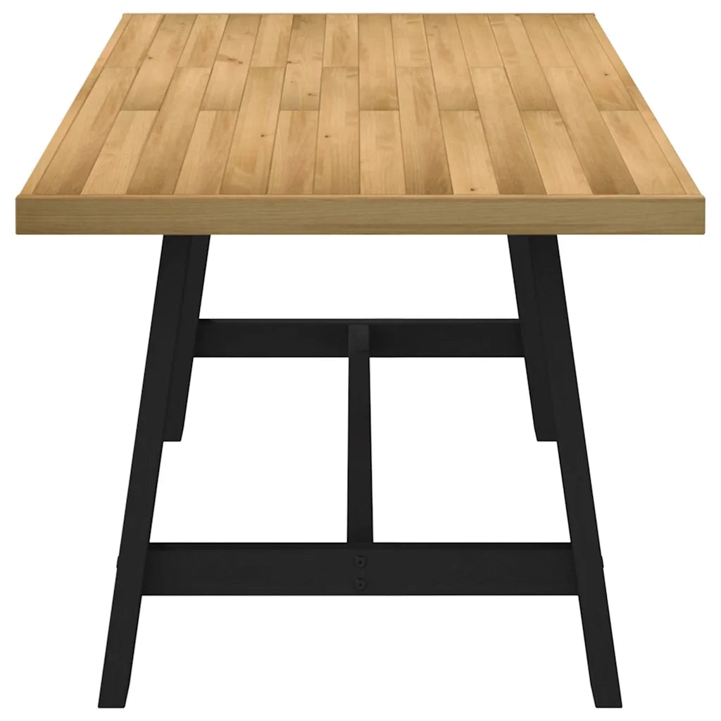 Tavolo Pranzo NOAIN Gambe a Forma A 180x90x75 cm Legno Massello 4100045