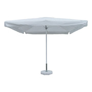 Tempo Style - Ombrellone per esterni Vomero con telo bianco e palo bianco lucido 3 x 3 m