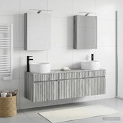 Set di Armadi da Bagno 5 pcs Sonoma grigio 50 x 14,5 x 70 cm 3406636