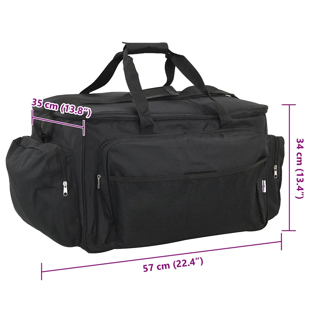 Borsa da Pesca Impermeabile Nera in Tessuto Oxford CFW6518918
