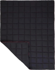 Deenkaart Multifunzionale per Camping con Chiusura a Bottone e Sacco di Emergenza - 175 x 135 cm - Nero