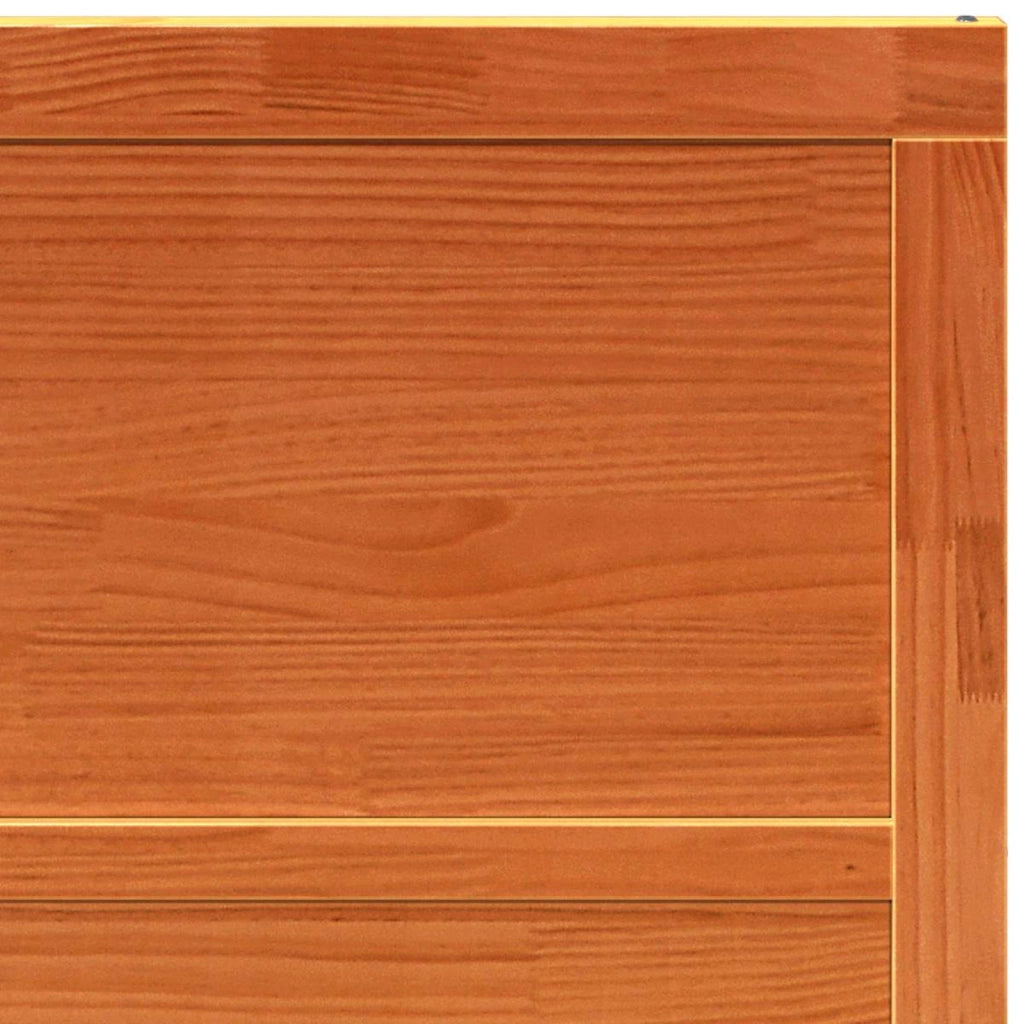 Porta del fienile Marrone Cerato 100 x 2,5 x 208 cm