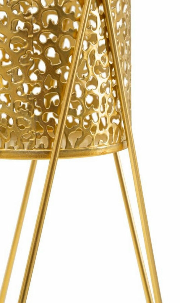 Oggettistica Robert, Complemento d'arredo, Articolo decorativo, Accessorio d'arredo, Oro, 21x20 h46 cm