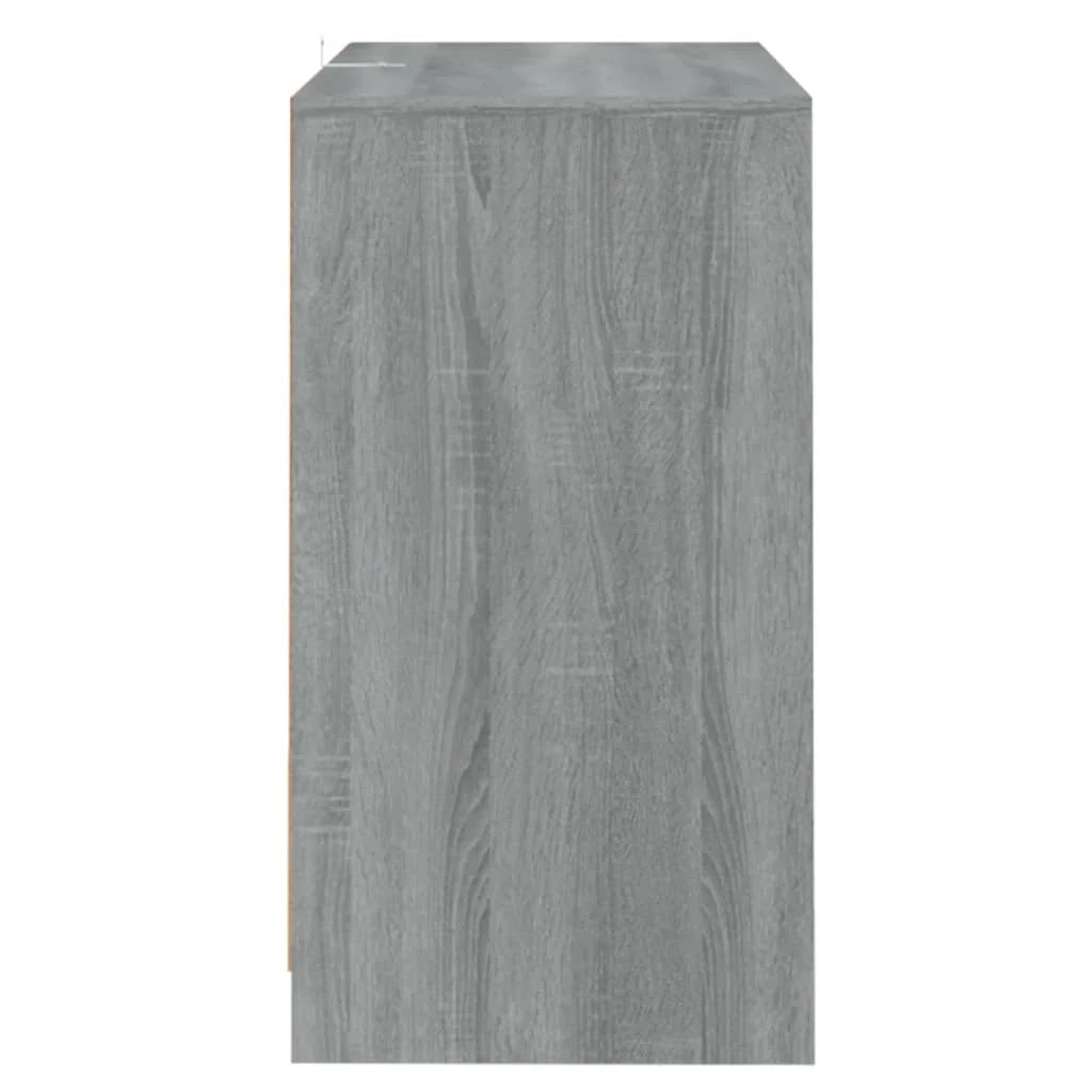 Buffet credenza cassettiera armadio mobile contenitore organizer per cucina soggiorno salotti set da 2 Sonoma 70 x 41 x 75 cm legno ingegnerizzato grigio 02_0036969