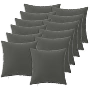 Federa 12 pcs HEERLEN Antracite 50 x 50 cm Poliestere 910980