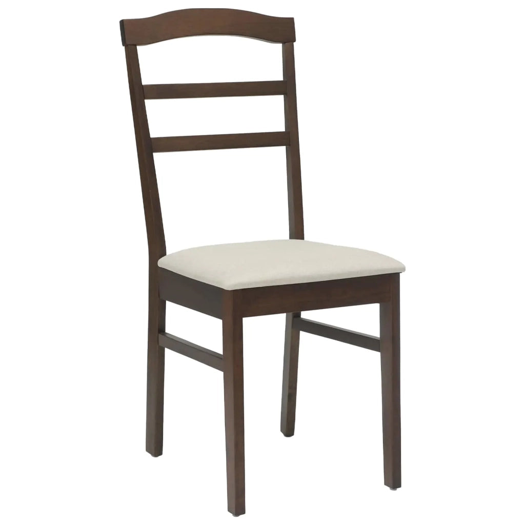 Sedia da pranzo 2 pcs Marrone chiaro e chiaro 42020492