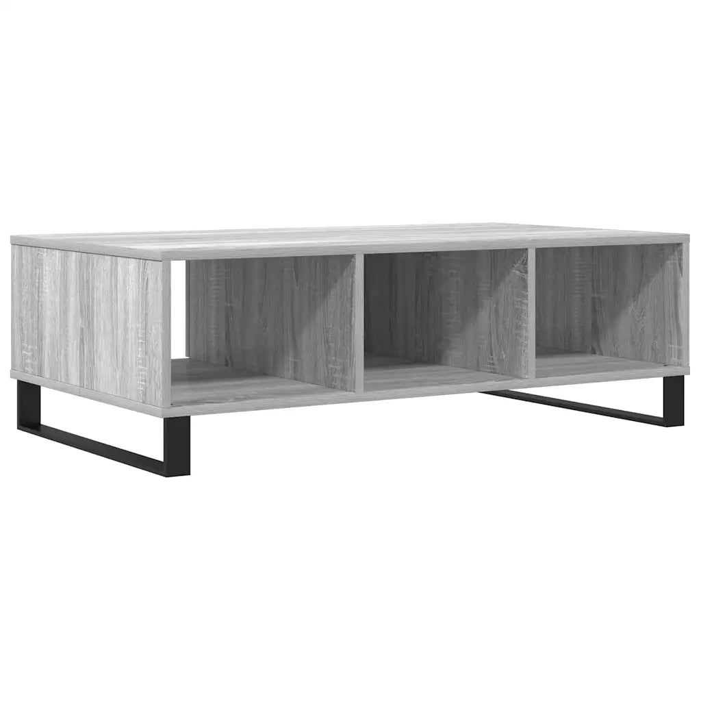 Tavolino da Salotto-Tavolino da soggiorno-Tavolo Grigio Sonoma 104x60x35cm Legno Multistrato 898654