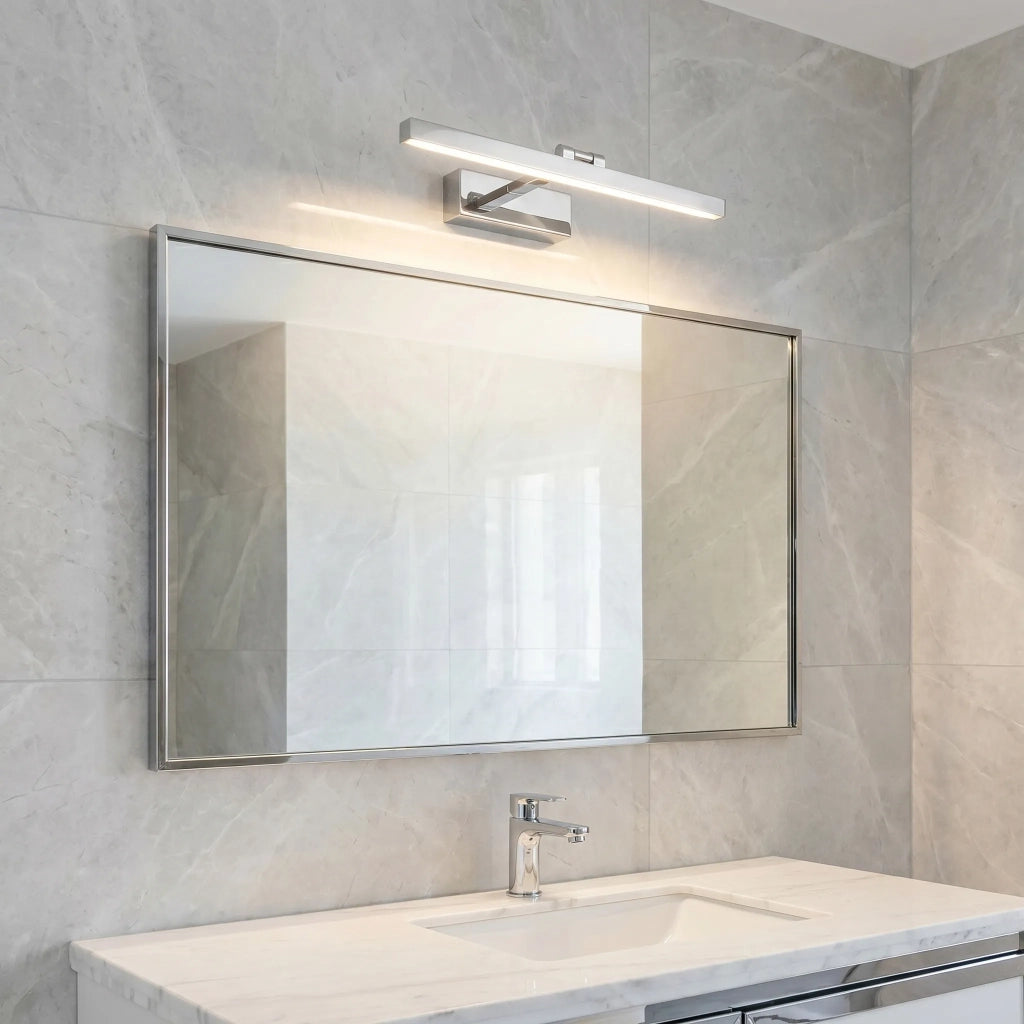 Applique Da Bagno Led APP1858-1W 60 Cm Chrome