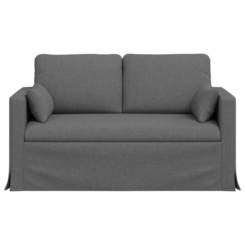 Divano Grigio scuro 139 x 78 x 80 cm Tessuto