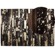 Tappeto Marrone Vera Pelle 160 x 230 cm Pelle Bovina Artigianale