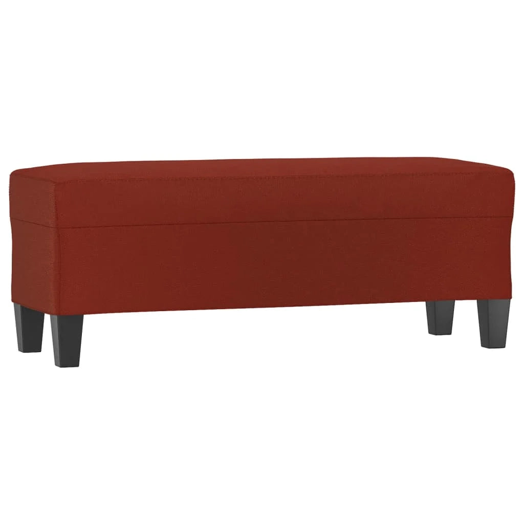 Panca/panca rosso bordeaux x 100 x 35 x 41 cm similpelle 02_0010624