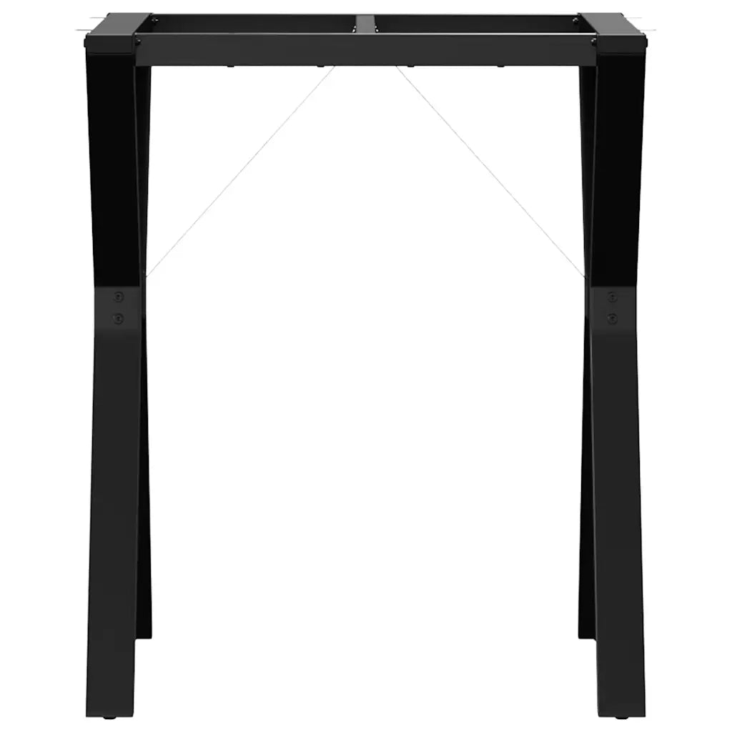 Telaio Gambe a Y per Tavolo da Pranzo 60x50x73 cm in Acciaio 357929