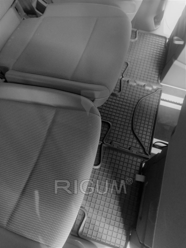 Tappeti in Gomma per VW Transporter T7 MULTIVAN dal 2022-  3 FILA