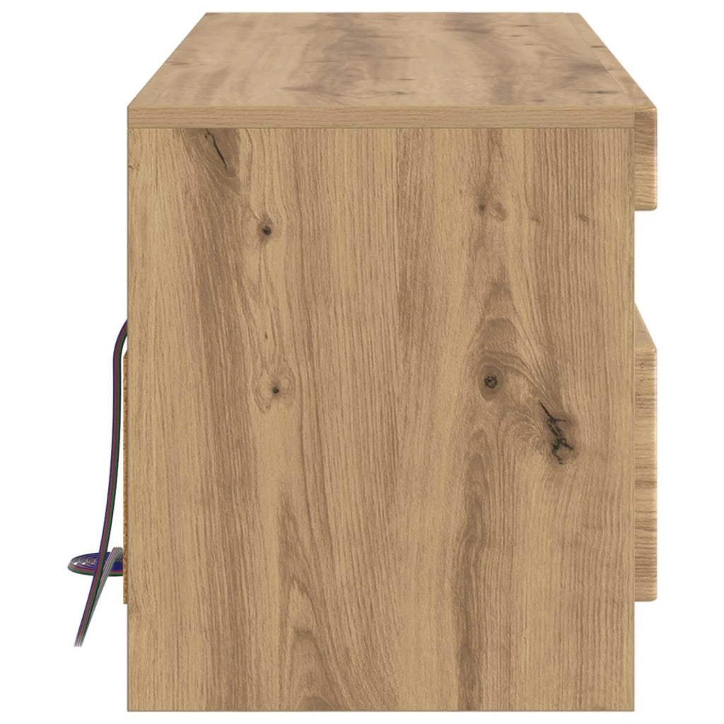 Mobile TV LED Rovere Artigianale Legno ingegnerizzato 897874
