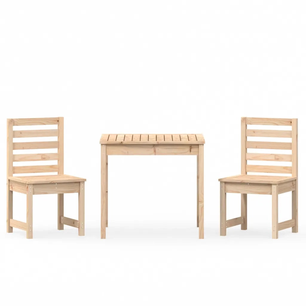 Set Bistrot da Giardino 3 pz in Legno Massello di Pinocod mxl 124194