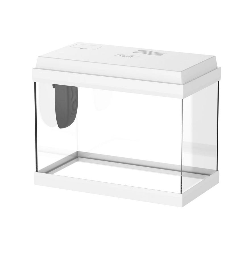 Aqpet Simply LED 30 bianco - acquario cm39x22x30h completo di filtro e illuminazione