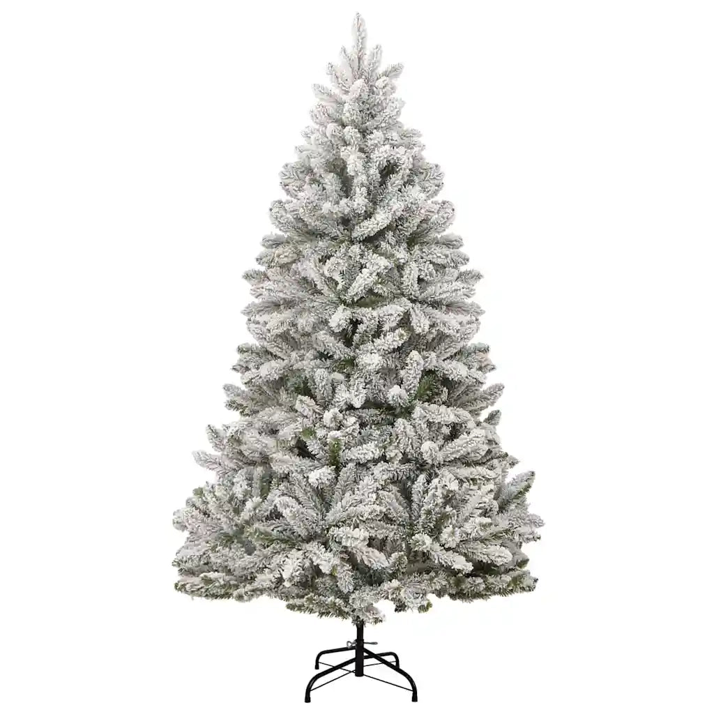 Albero di Natale Artificiale-Albero Natalizio con 300 LED Verde e Bianco 180 cm 342858