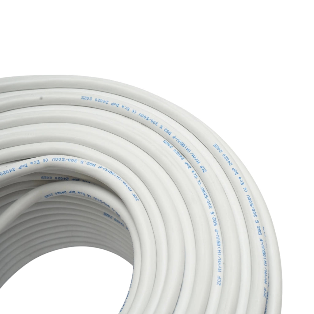 Cavo elettrico in rame H05VV-F MYYM 5Gx2,5mm, 300-500V, rotolo da 100m