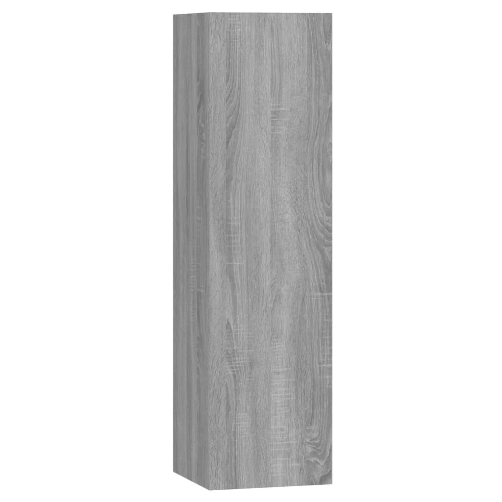 Set di mobili in legno ingegnerizzato Sonoma da 7 pezzi (mobile credenza mobile TV soggiorno camera da letto salotto) - 02_0025218