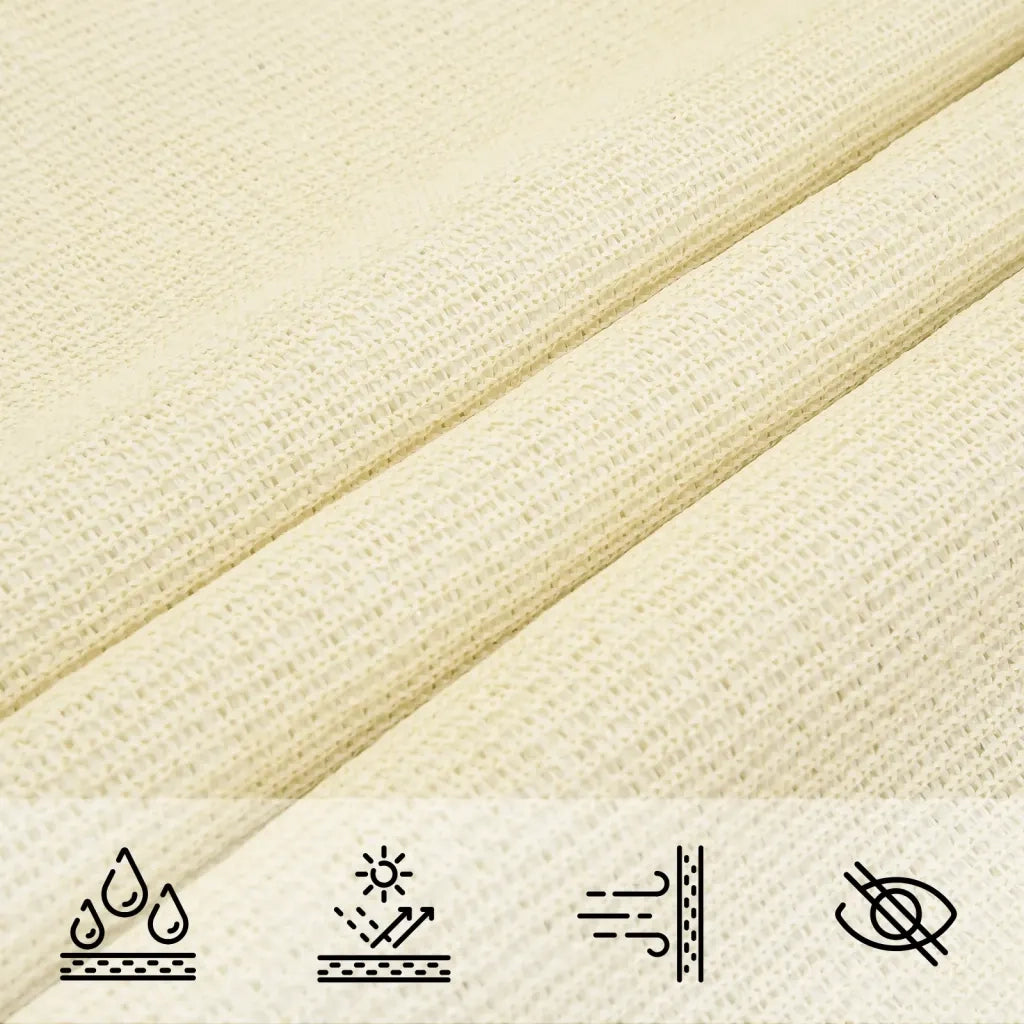 Vela Parasole 160 g/mÂ² Crema 3x3x4,2 m in HDPE cod mxl 19443